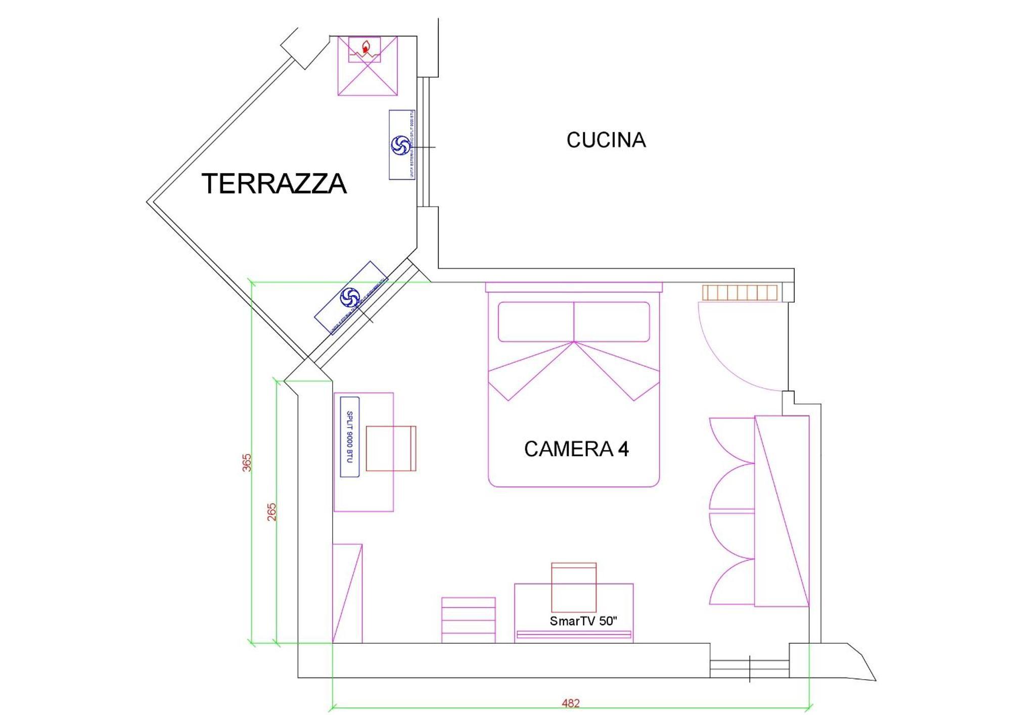 Panorama Lecce Bed and Breakfast Værelse billede